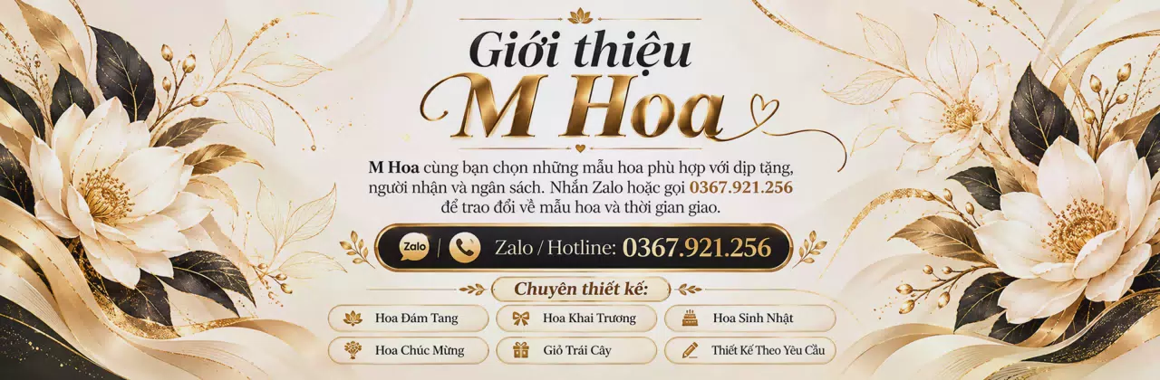 Ảnh bìa Shop hoa tươi Xã Nam Dương Bắc Ninh - Tư vấn mẫu hoa hợp ngân sách